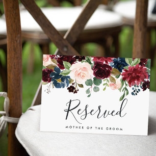 Convites Sinal de Reserva de Casamento Radiant Bloom