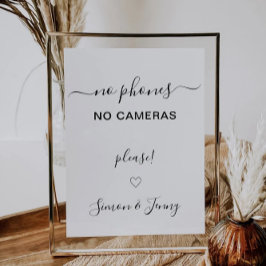 Convites Sinal De Sem Dispositivos De Casamento, Sem Telefo