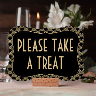 Convites Sinal de Tratado de Casamento Gatsby, de Dourado e