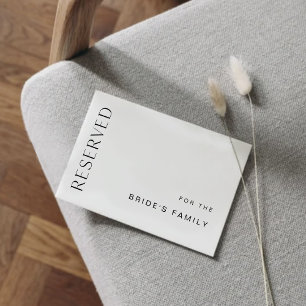 Convites Sinal ou placa plana reserva HARLOW 5x7