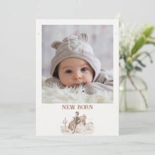 Convites Sinalizador de Banner Mensal Marrom Primeiro Rodei