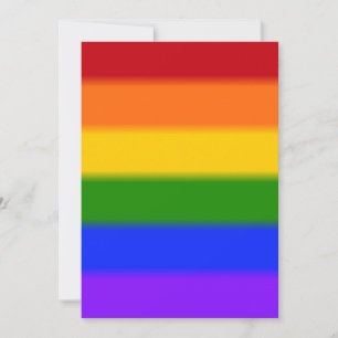 Convites Sinalizador de Orgulho gay do Rainbow