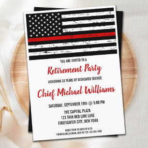 Convites Sinalizador Thin Red Line do Partido da Reforma do