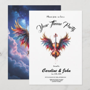 Convites Sinfonia dos Céus enluarados.