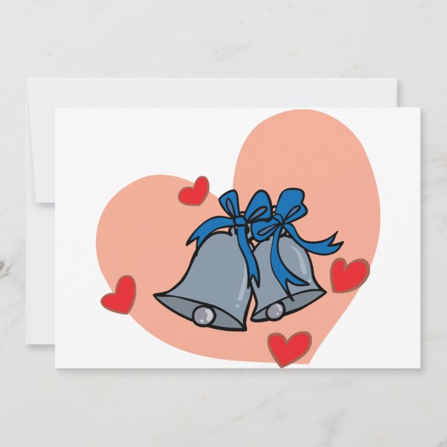 Convites Sinos de Casamento (Frente)