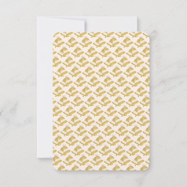 Convites Sinos de Casamento (vazio no verso) (Frente)