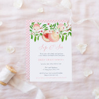 Sip and See Calls; Sweet Little Peach Girl