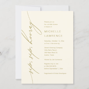 Convites Sip, Sip, Hooray, Celebração de Chá de panela