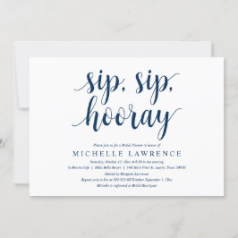 Convites Sip, Sip, Hooray, Invita de Celebração de Chás de 