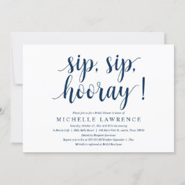 Convites Sip, Sip, Hooray, Invita de Celebração de Chás de 