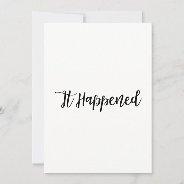 Convites Site Simples de Casamento RSVP Recepção (Frente)