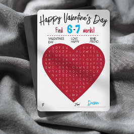 Convites Six Seven Valentine Word Search Heart Exchange