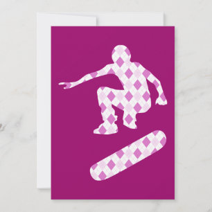 Convites skate argyle