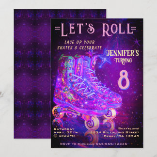 Convites Skate Birthday Party Invitation