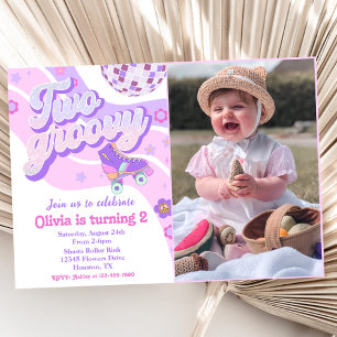 Convites Skate do cilindro do Disco Retroativo Dois segundo