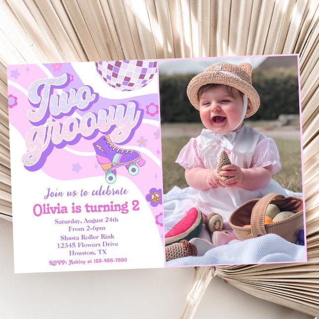 Convites Skate do cilindro do Disco Retroativo Dois segundo (Criador carregado)