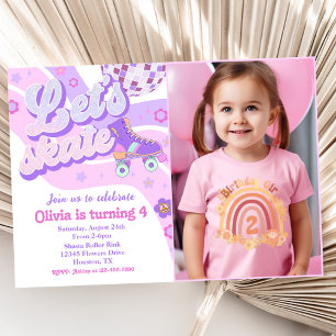 Convites Skate do Skate do cilindro do Disco Retroativo - 4