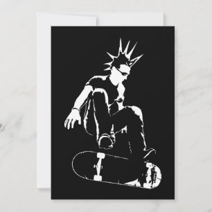 Convites skate punk