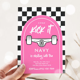 Convites Skateboard Vem Kick It Urban Sport Festa de aniver