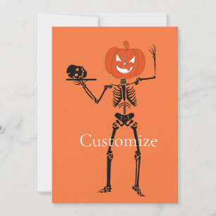 Convites Skeleton Segurando o Skull Thunder_Cove