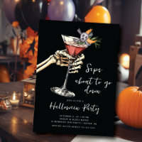 Skeleton Sip Halloween