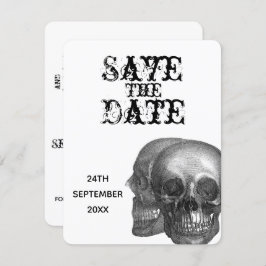 Convites Skulls Gothic Casando Salve A Data