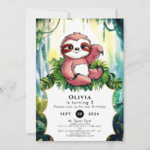 Sloth Birthday