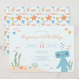 Convites Slumberkins Hammerhead Birthday Party