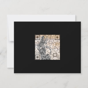 Convites Smart Orange Shades Monocromático Indie Song Qr C