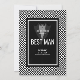 Convites Smoking melhor homem preto e branco smoking