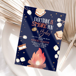 Convites S'more Bonfire Smore Casal