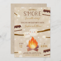 S'more Gender Neutral Bonfire Chá de fraldas