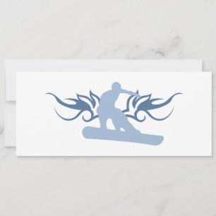 Convites snowboard tribal