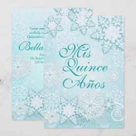 Convites Snowflake Winter Wonderland Invtions