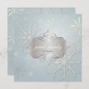 Convites SNOWFLAKES/CASAMENTO NO INVERNO PixDezines