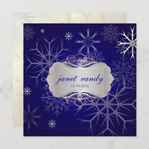 Convites SNOWFLAKES PixDezines/CASAMENTO NO INVERNO/DIY IND