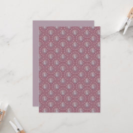 Convites Snowman, Mandala Ogee, cor-de-rosa, imprimível