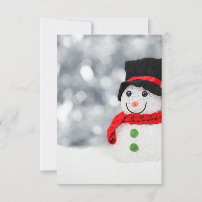 Convites Snowmen (Frente)