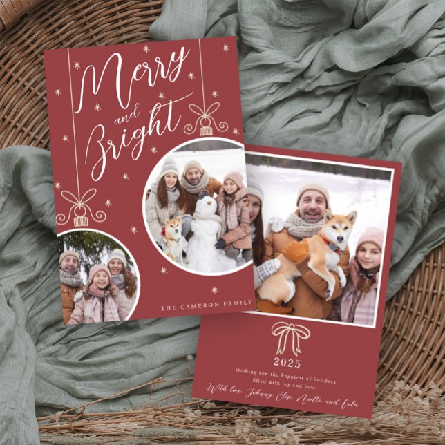 Convites Snowy Ornament Christmas Card (Criador carregado)