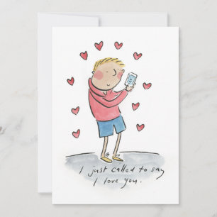 Convites Só liguei para dizer que te amo