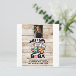 Convites Só uma garota que ama Boba