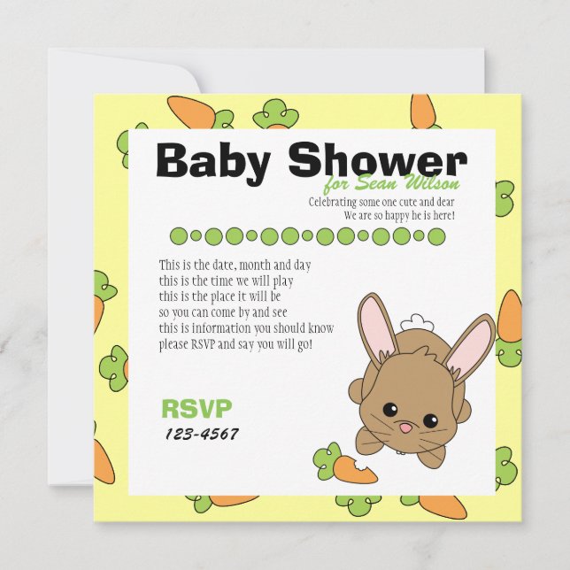 Convites Só uma mordida de papagaio (Frente)