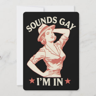 Convites Soa Gay, estou em lésbica Cowgirl Howdy LGBTQ