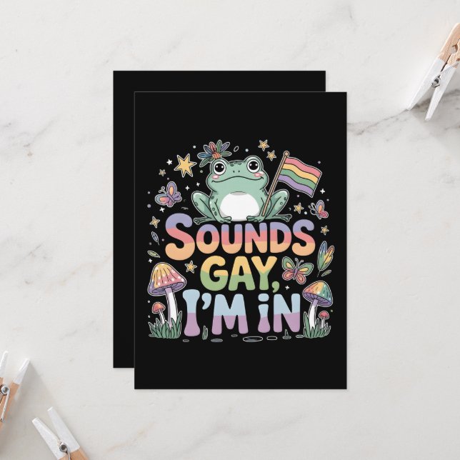 Convites Soa Gay, estou no Design Sapo (Frente/Verso In Situ)