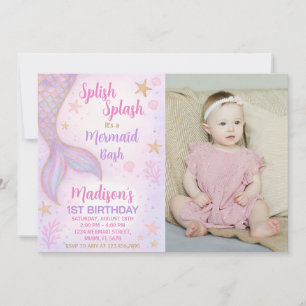 Convites Sob o festival Sea Party Convide para garotas com 