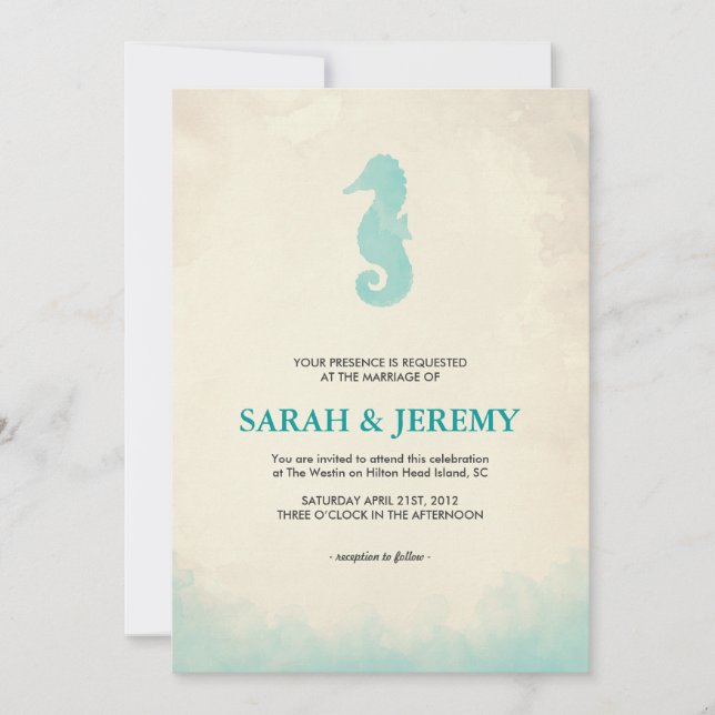 Convites Sob o mar (Frente)