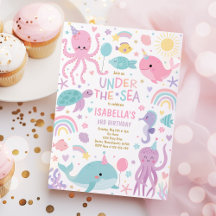 Sob o Mar de Cuta Cria Festa de aniversário