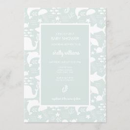 Convites Sob O Padrão De Amigos Do Mar