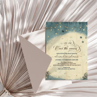Sobre a Lua Chá de fraldas Celestial Estrelas Espa