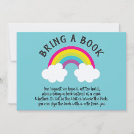 Convites Sobre o Arco-Íris Traga um Livro